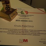 priznanje BEES AWARD 2015"
