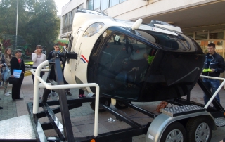 Dan posvecen bezbednosti saobracaja - simulator ispred Gradske uprave