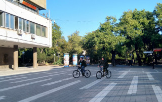 Немања Ротар, члан Градског већа, и Предраг Живковић, заменик градоначелника