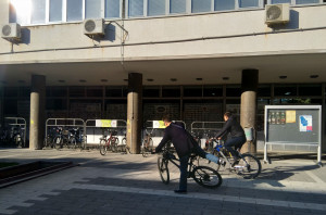 Nemanja Rotar, član Gradskog veća, i Predrag Živković, zamenik gradonačelnika