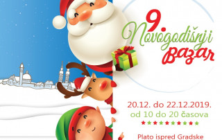 Плакат 9. Новогодишњи базар 2019.