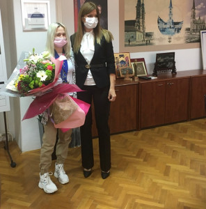 Пријем за џудисткињу Андреу Стојадинов