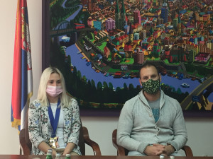 Пријем за џудисткињу Андреу Стојадинов